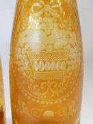 PAIR OF BOHEMIAN CRYSTAL DECANTERS