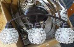 FOUR DESIGNER LIGHT FIXTURES