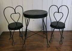 CHILD'S ICE CREAM PARLOUR SET