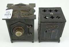 2 CAST IRON BANKS