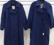 TWO LONDON FOG TRENCH COATS