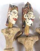 INDONESIAN CARVED FIGURES