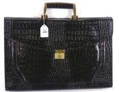 CROCODILE SKIN ATTACHE/BRIEFCASE