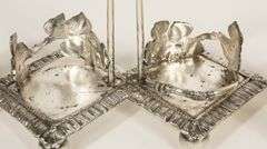 TWO PAIRS OF SHAKERS ON STANDS