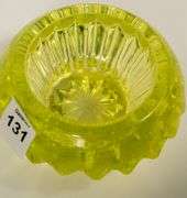 VASELINE GLASS CONDIMENT BOWL