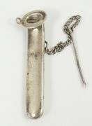 ANTIQUE SILVER LAPEL POSY HOLDER