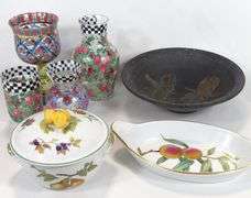 EVESHAM CHINA, GLASSWARE, KITCHENWARE, ETC.