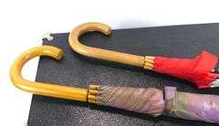 VINTAGE CASED BAGPIPES & UMBRELLAS