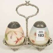 MT. WASHINGTON GLASS SHAKERS ON STAND