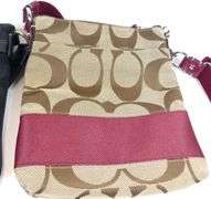 TWO COACH CROSSBODY SHOULDER BAGS