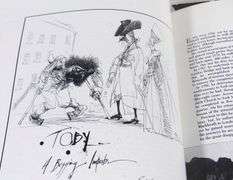 TWO RALPH STEADMAN BOOKS INCL. AUTOGRAPHED WITH ILLUSTRATION
