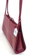 RED LEATHER SHOULDER BAG
