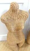 PAIR WICKER MANNEQUINS
