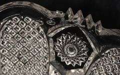 PRESSED GLASS BOWL AND DRESSER BOX