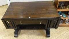 MAHOGANY LIBRARY DESK