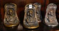 TWO PAIRS OF "SHAKESPEARE" BOOKENDS