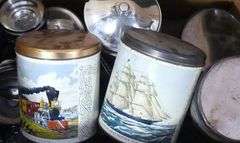 SILVER PLATE AND TINS