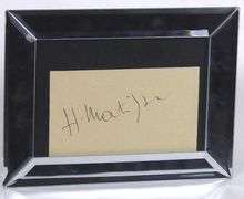 HENRI MATISSE SIGNATURE