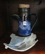 SIX PIECES OF ART POTTERY