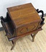 VINTAGE WALNUT TELEPHONE STAND