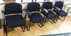 FOUR GENI COMMERCIAL WAITING ROOM CHAIRS