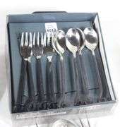 ASSORTED FLATWARE & SERVING PIECES