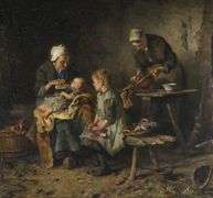 MAJOR OIL ON CANVAS BY JOHANNES WEILAND