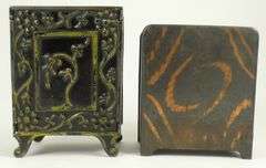 2 ANTIQUE COIN BANKS