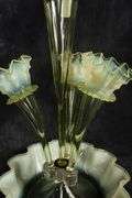 OPALESCENT URANIUM GLASS EPERGNE
