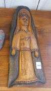WOOD CARVING AND WALL PLAQUE