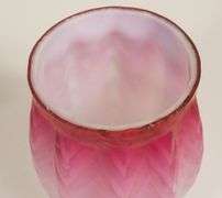 CASED SATIN GLASS PICKLE CRUET