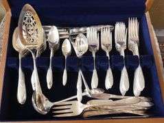 COMMUNITY PLATE "LADY HAMILTON" FLATWARE, ETC.
