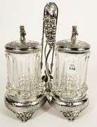 RARE DOUBLE PICKLE CRUET