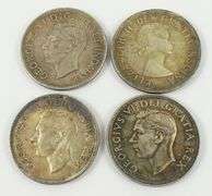 4 CANADIAN SILVER DOLLARS