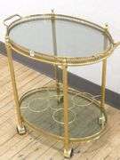 MCM BRASS SERVING CART