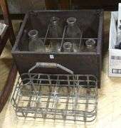 MILK CRATE WITH BOTTLES AND CARRIER