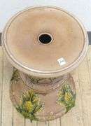 MAJOLICA POTTERY PLANT STAND