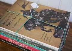 FIVE BOOKS, BRONZE, BRASS & COPPER, ETC.