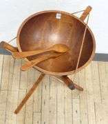 WOODEN SALAD BOWL SET