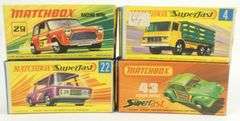4 MATCHBOX SUPERFAST IN BOXES