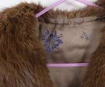 BROWN MUSKRAT FUR JACKET