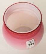 CASED SATIN GLASS PICKLE CRUET