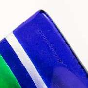 THREE PIECES OF ART GLASS