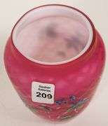 QUILTED SATIN GLASS PICKLE CRUET