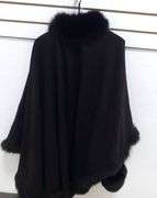 FOX FUR WRAP-AROUND PONCHO