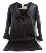 GROOVY LEATHER DRESS