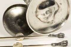 BLUE SATIN GLASS PICKLE CRUET