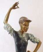 MODERN BRONZE "SCOTTISH DANCER" SCULPTURE
