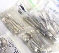 ASSORTED FLATWARE & SERVING PIECES