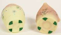 TWO PIECES OF BURMESE GLASS